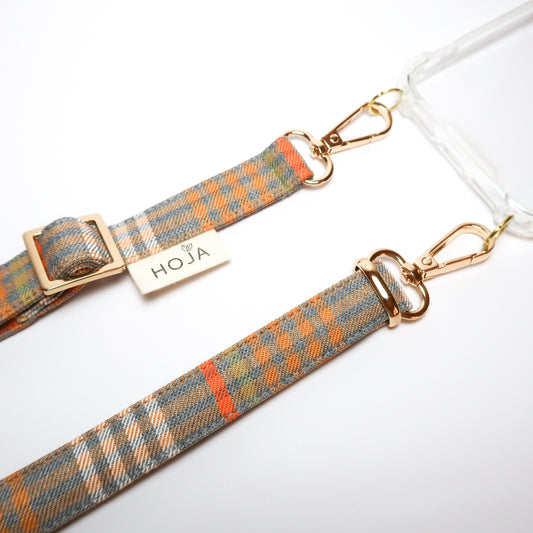 RAYAS | TURUNCU EKOSE / Telefon Askısı & Kılıf