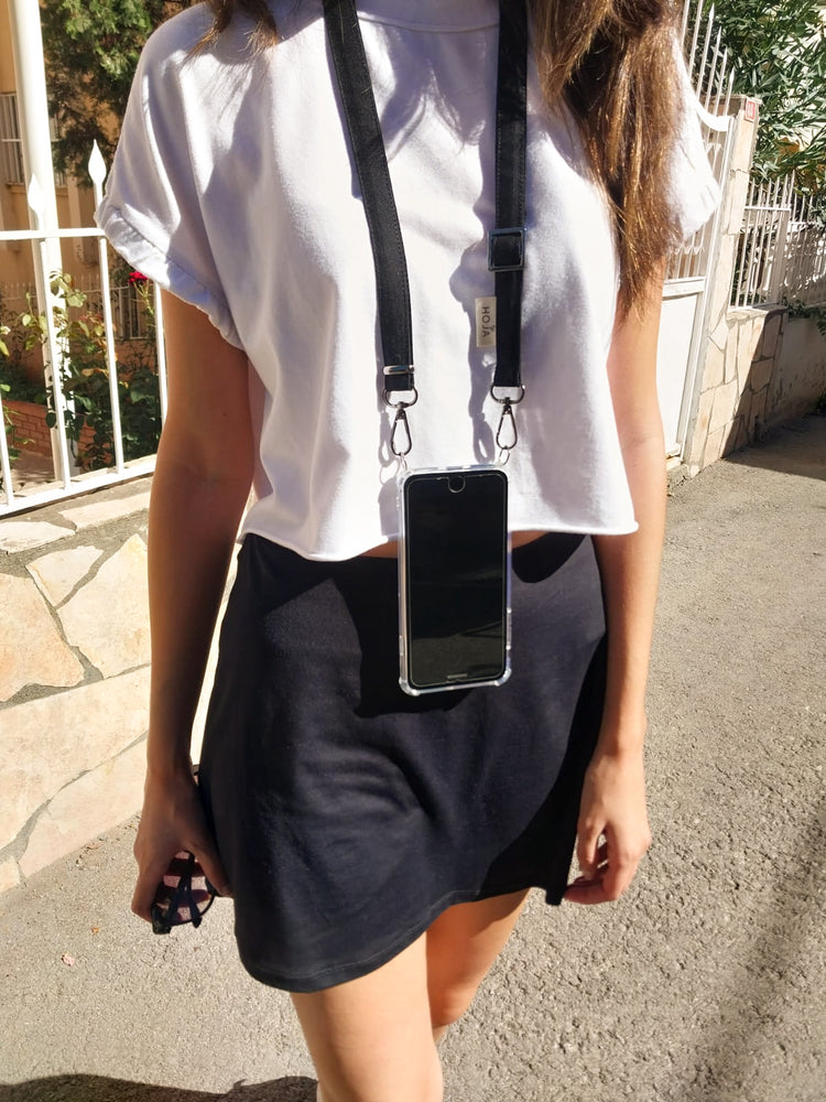 LINO DOUBLE BLACK / Telefon Askısı & Kılıf