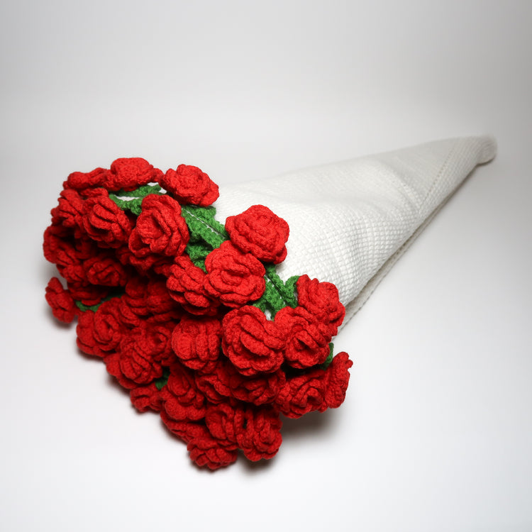 ÖRGÜ GÜL BUKETİ BATTANİYE - KOLTUK ŞALI