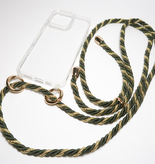 CUERDA | Yeşil Gold / Telefon Askısı & Kılıf