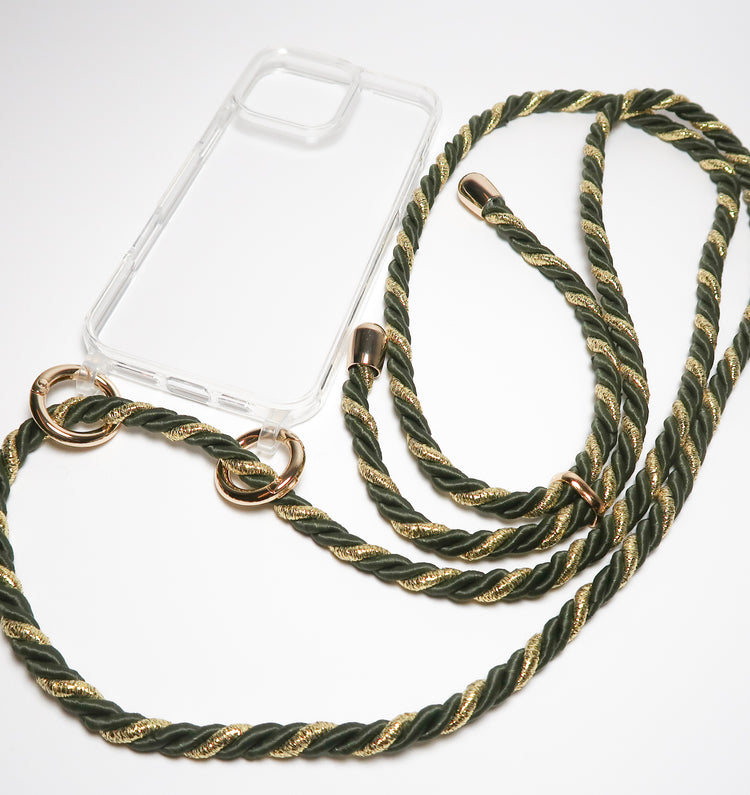 CUERDA | Yeşil Gold / Telefon Askısı & Kılıf