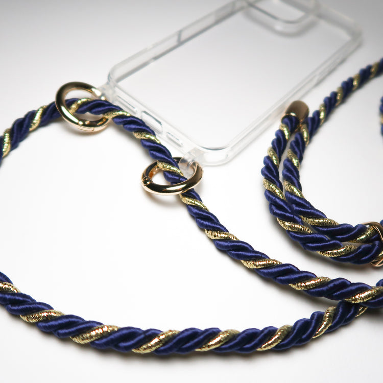 CUERDA | Lacivert Gold / Telefon Askısı & Kılıf