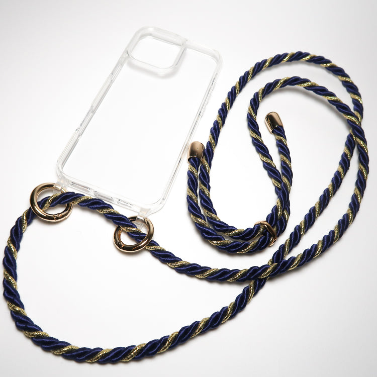 CUERDA | Lacivert Gold / Telefon Askısı & Kılıf