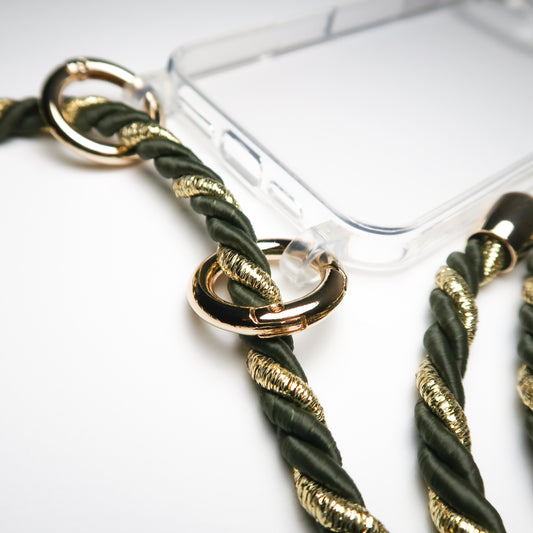CUERDA | Yeşil Gold / Telefon Askısı & Kılıf