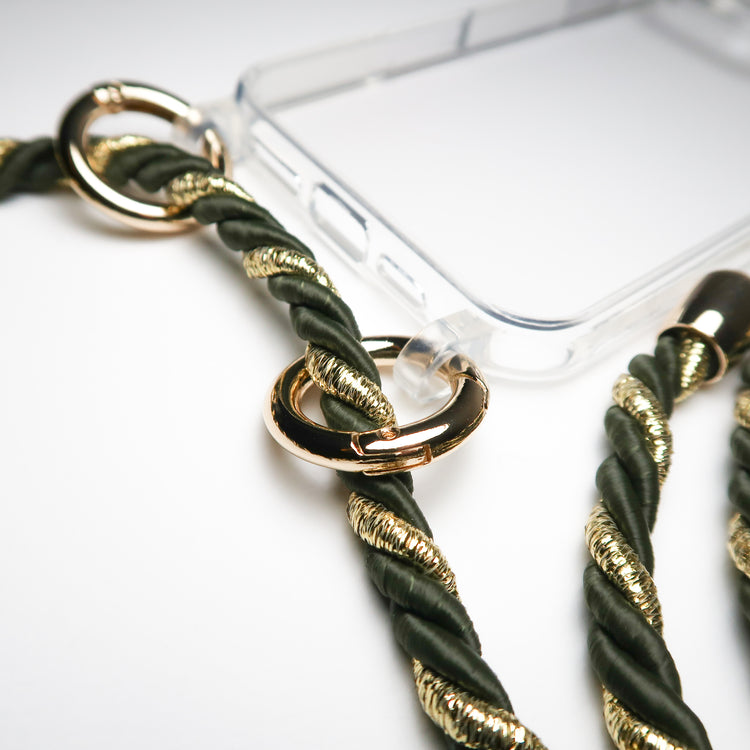 CUERDA | Yeşil Gold / Telefon Askısı & Kılıf