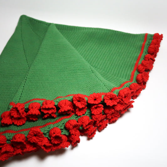 ÖRGÜ ÇİÇEK BUKETİ BATTANİYE - KOLTUK ŞALI